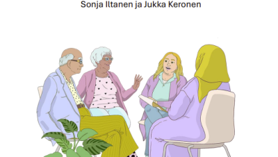 Julkaisun kansikuva, jossa on piirroskuva taustaltaan moninaisista ihmisistä.