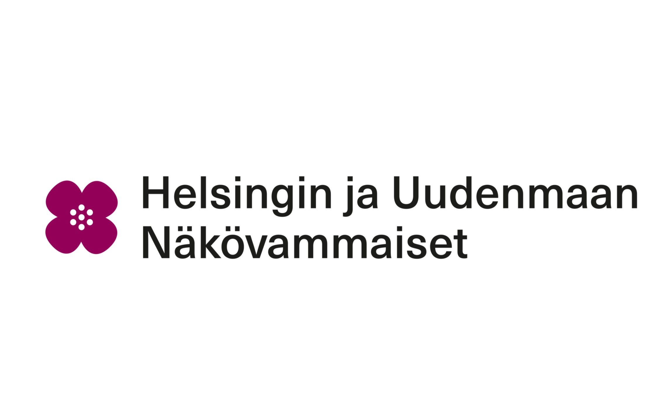 Logo Helsingin ja Uudenmaan Näkövammaiset.